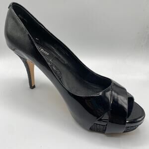 White House Black‎ Market Patent Leather Pump Heels Size 6.5